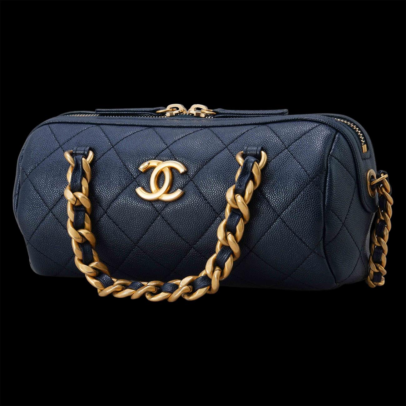 CHANEL(USED)샤넬 AS1899 캐비어 볼링백 스몰