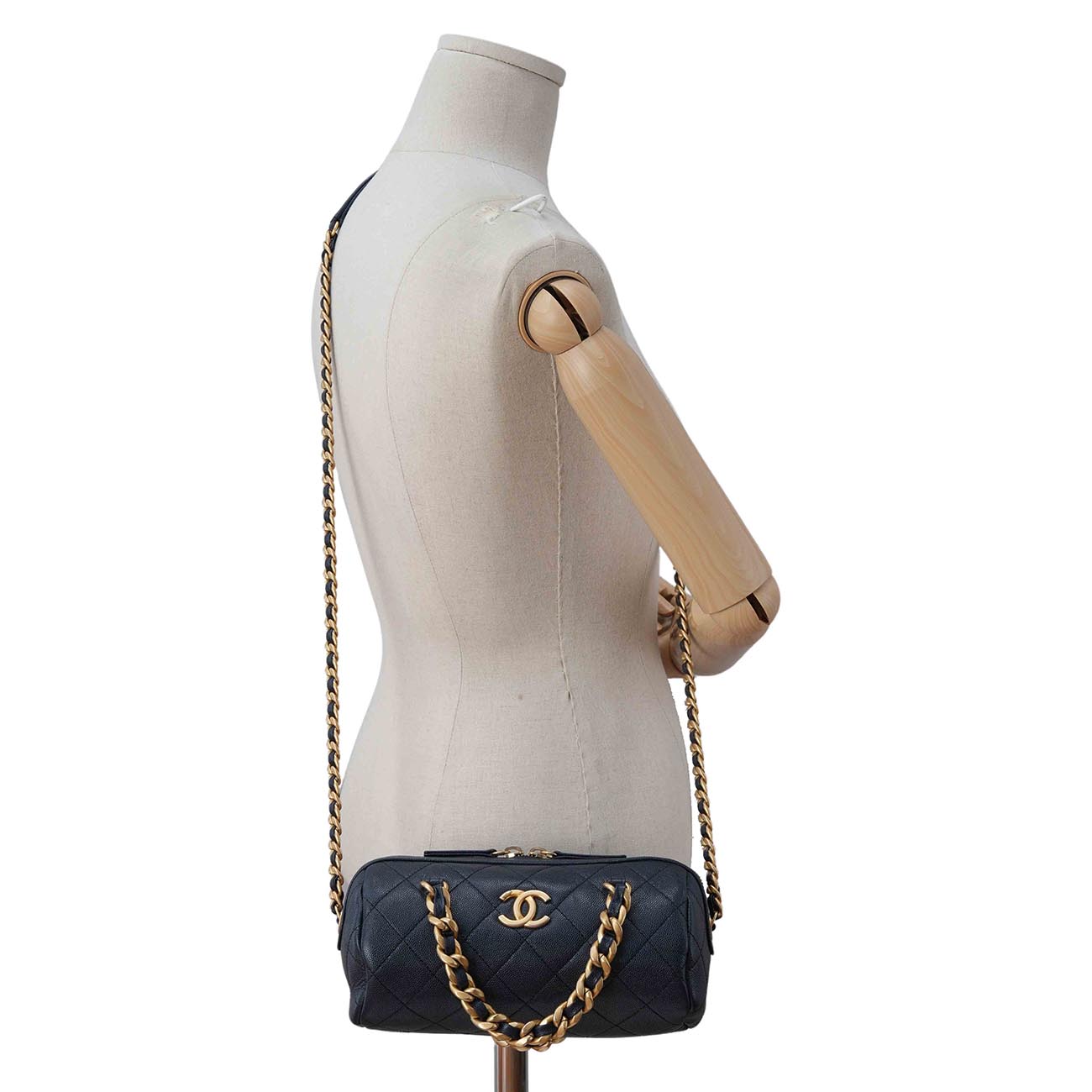 CHANEL(USED)샤넬 AS1899 캐비어 볼링백 스몰