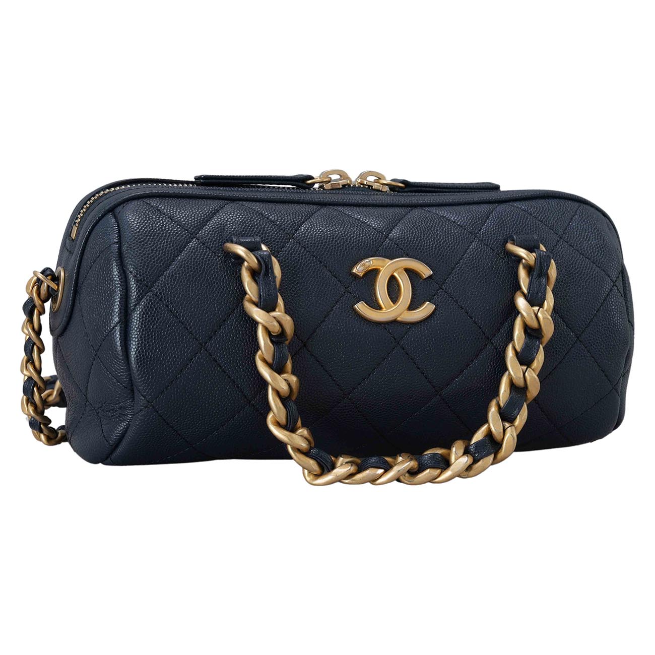 CHANEL(USED)샤넬 AS1899 캐비어 볼링백 스몰