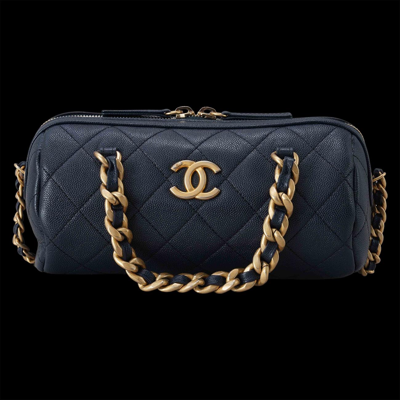 CHANEL(USED)샤넬 AS1899 캐비어 볼링백 스몰