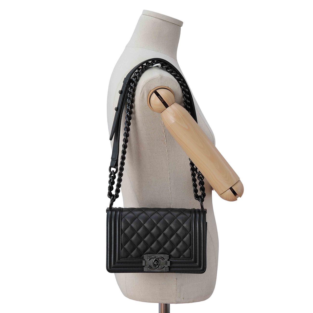 CHANEL(USED)샤넬 캐비어 보이샤넬 스몰 플랩백