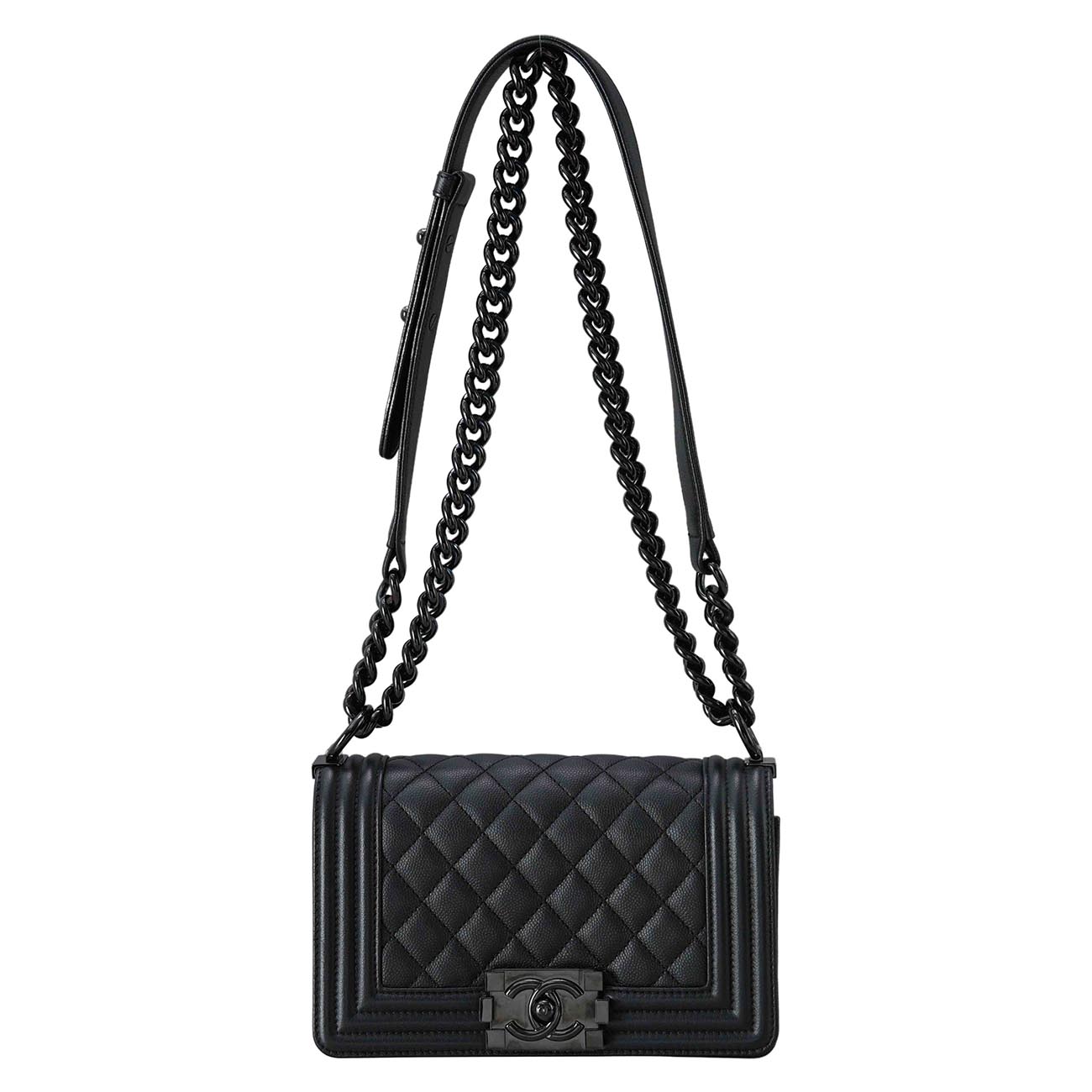 CHANEL(USED)샤넬 캐비어 보이샤넬 스몰 플랩백