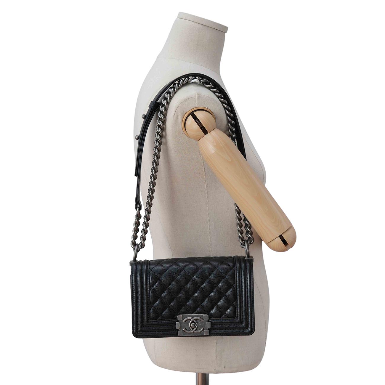 CHANEL(USED)샤넬 캐비어 보이샤넬 스몰 플랩백