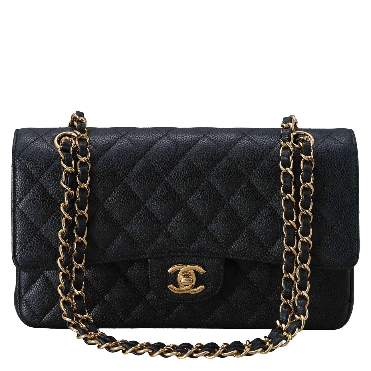 CHANEL(USED)샤넬 캐비어 클래식 미듐 플랩백