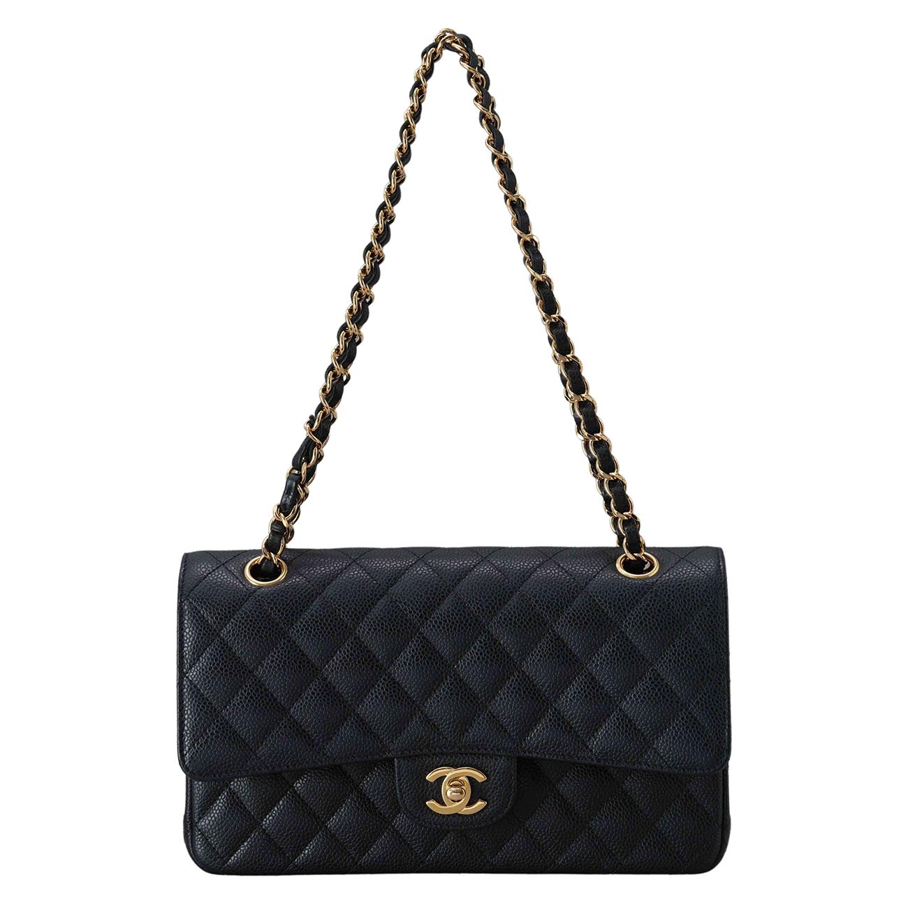 CHANEL(USED)샤넬 캐비어 클래식 미듐 플랩백