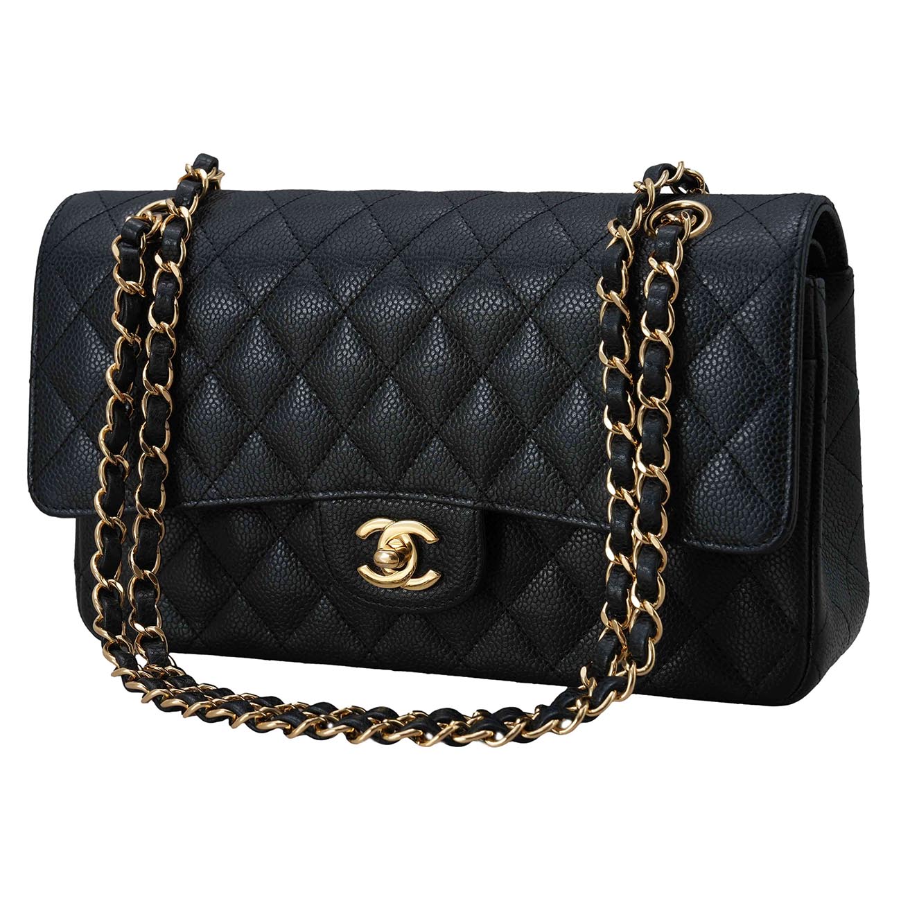 CHANEL(USED)샤넬 캐비어 클래식 미듐 플랩백