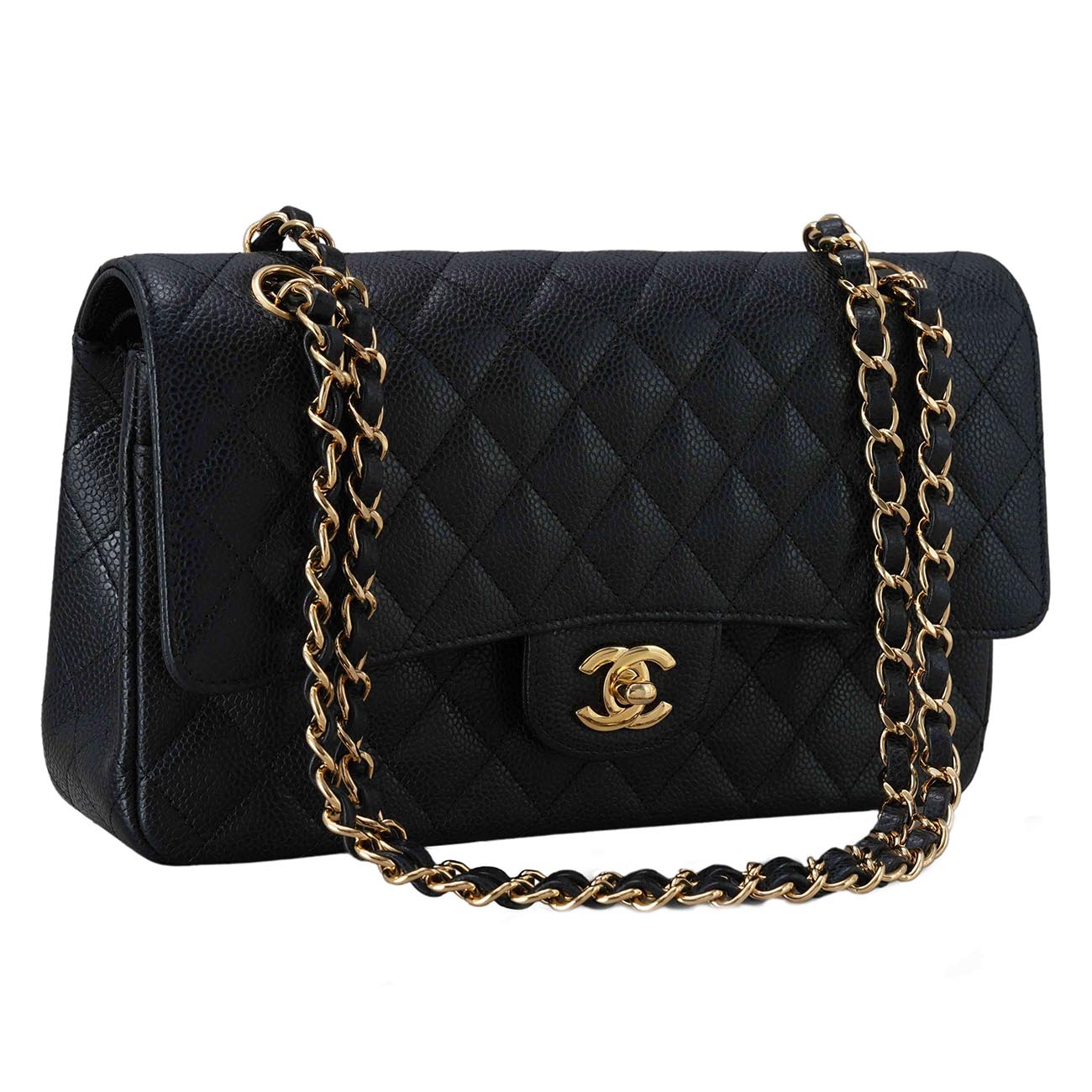 CHANEL(USED)샤넬 캐비어 클래식 미듐 플랩백