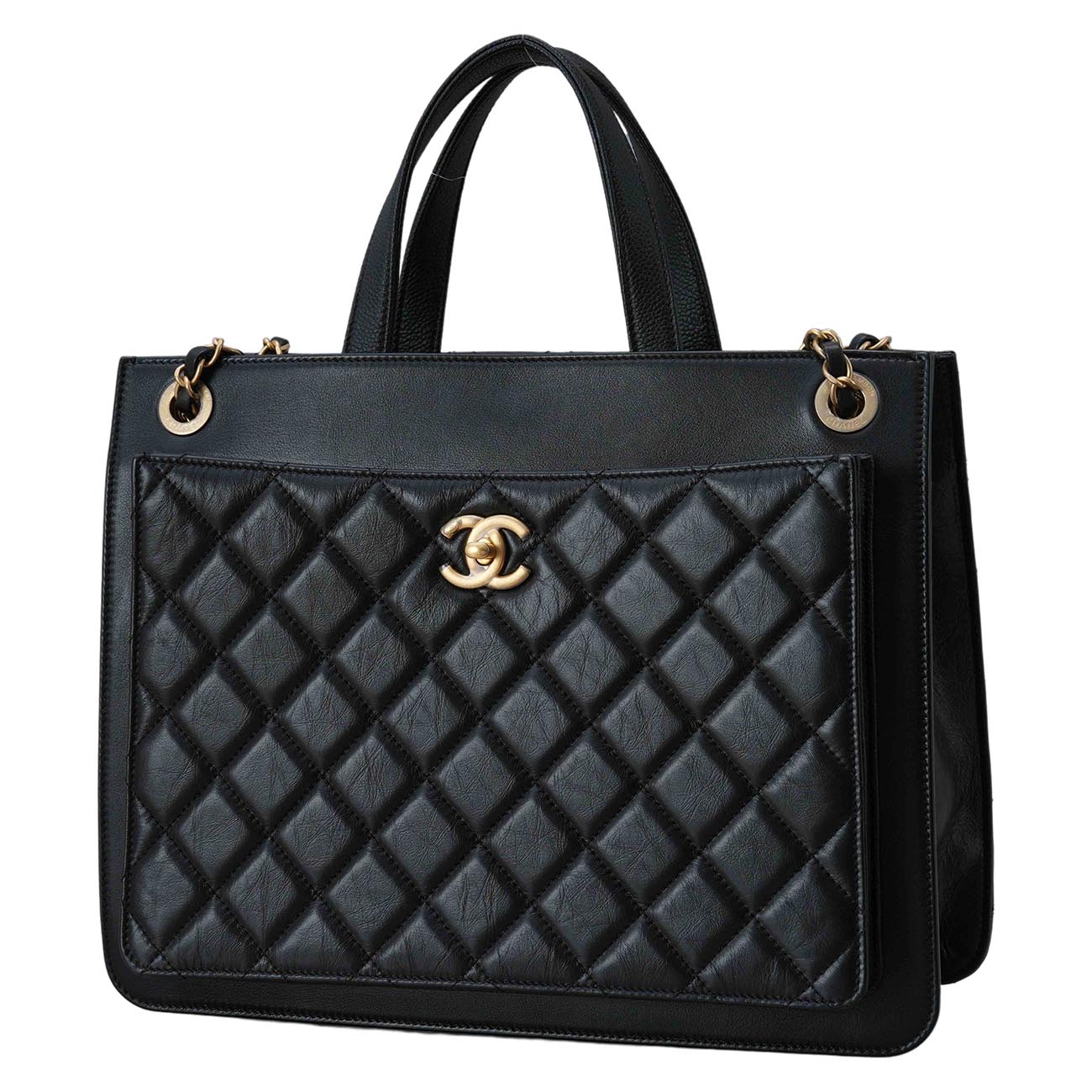 CHANEL(USED)샤넬 시즌 체인 토트겸 숄더백