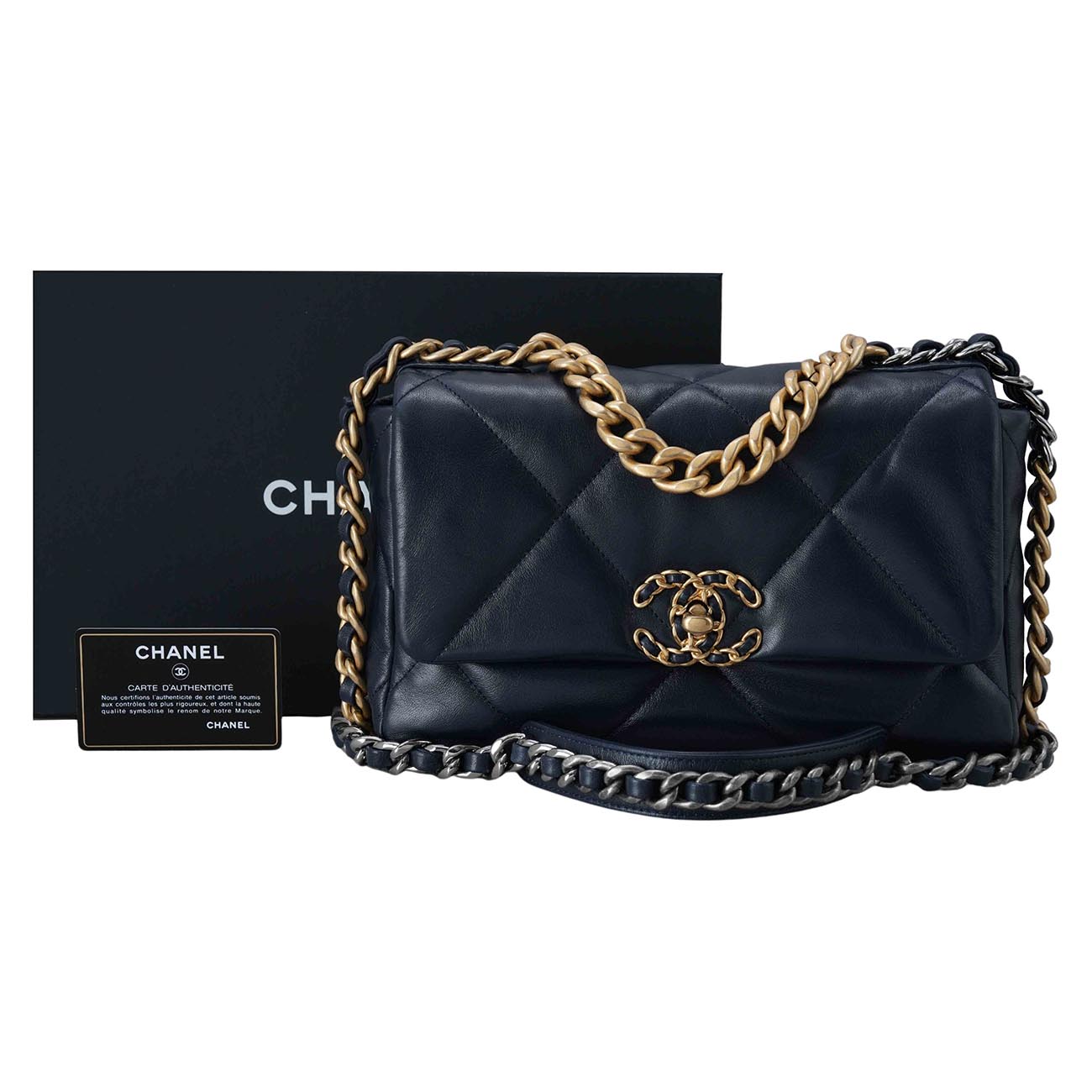 CHANEL(USED)샤넬 AS1160 19백 미듐