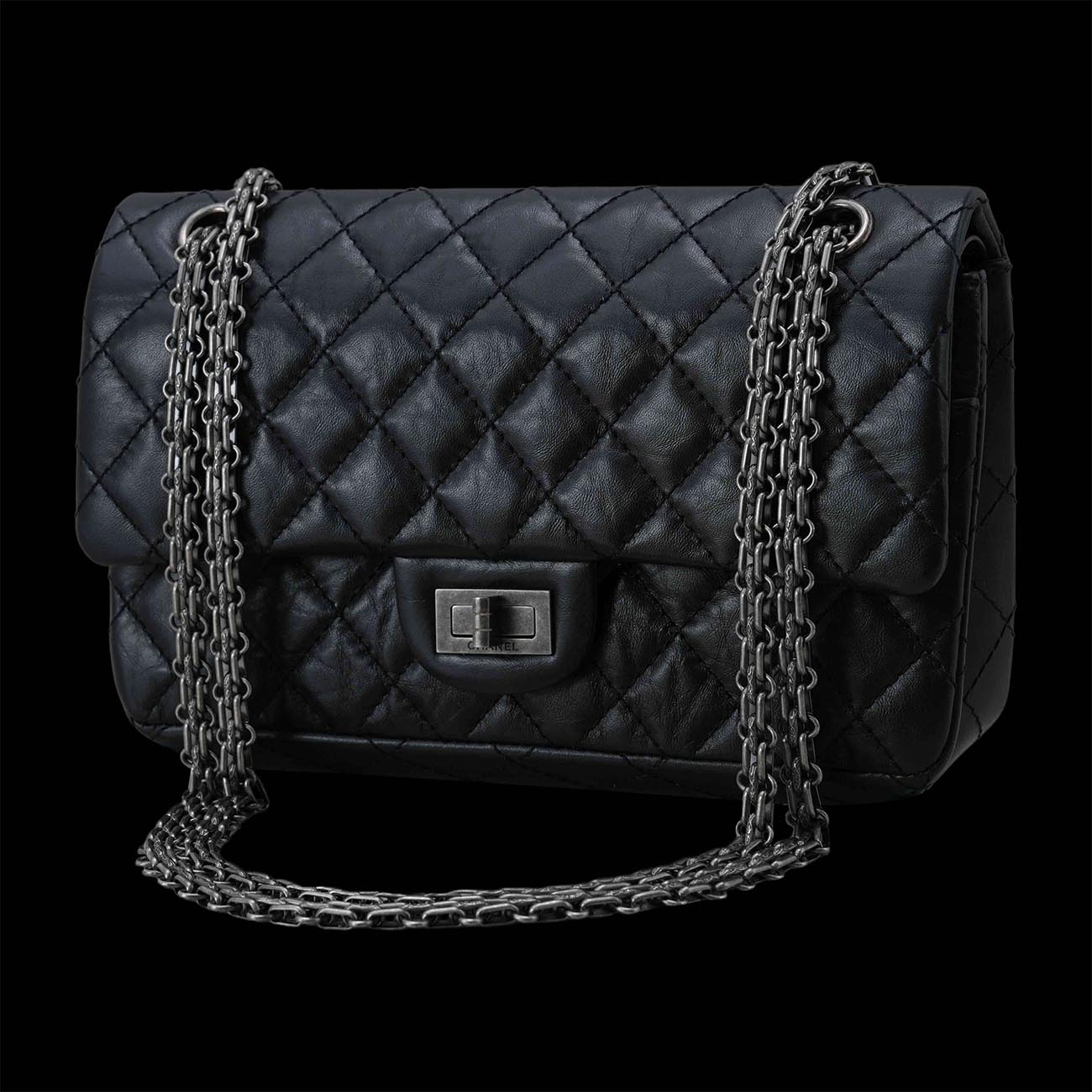 CHANEL(USED)샤넬 2.55 빈티지 미듐 플랩백
