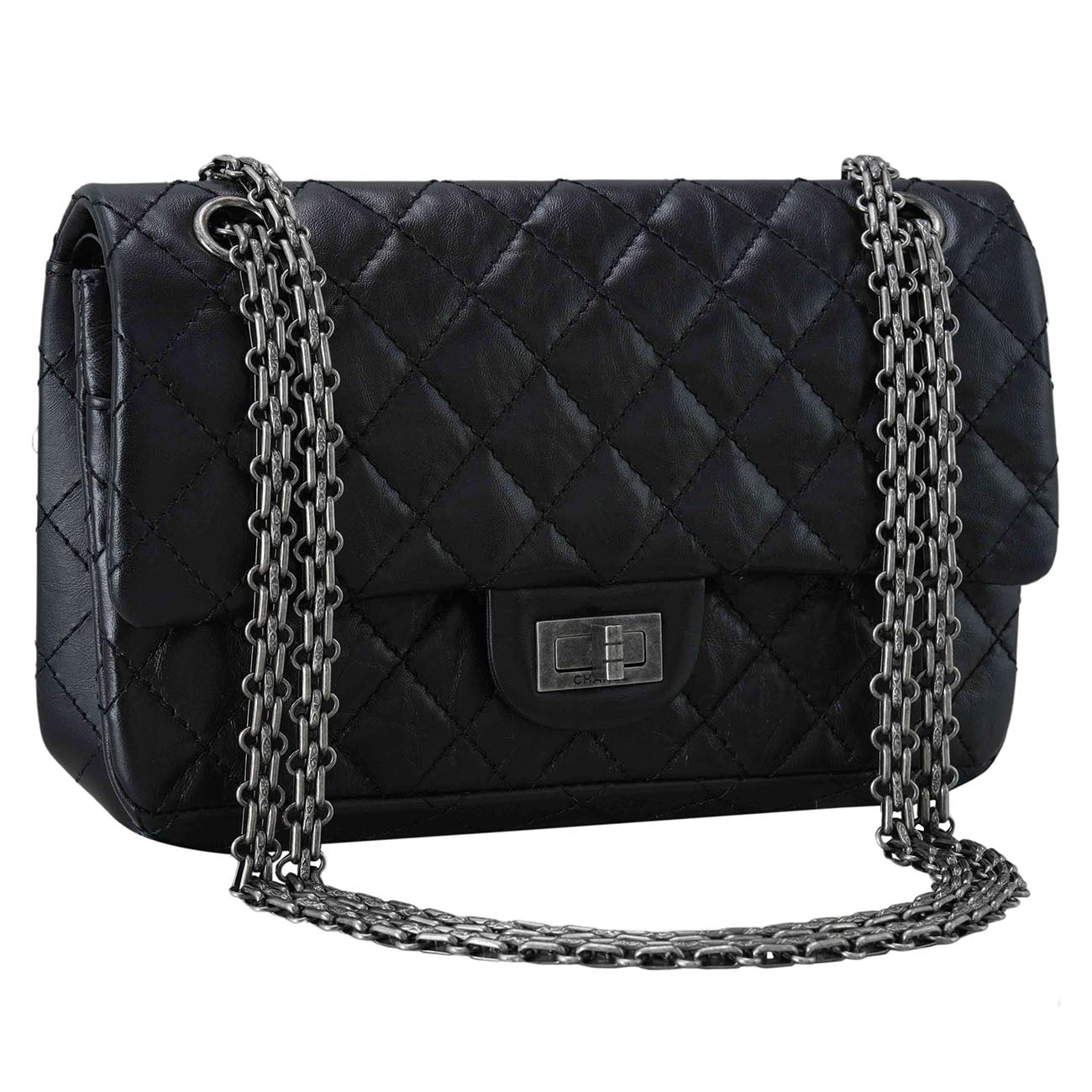 CHANEL(USED)샤넬 2.55 빈티지 미듐 플랩백