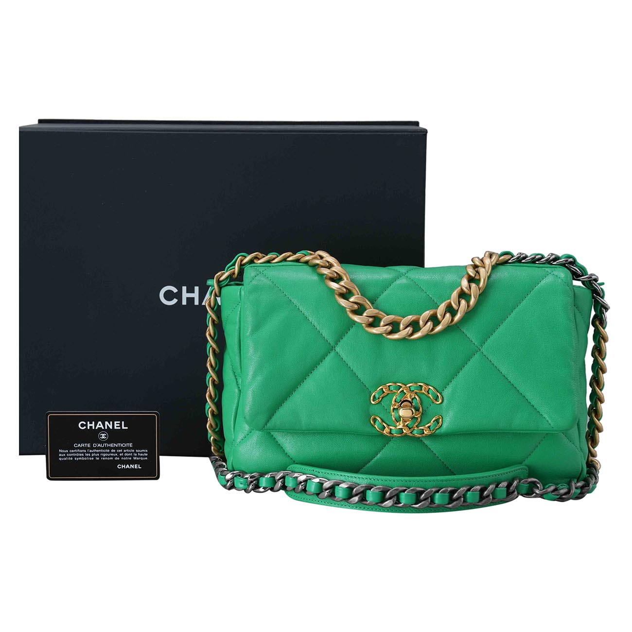 CHANEL(USED)샤넬 19백 미듐