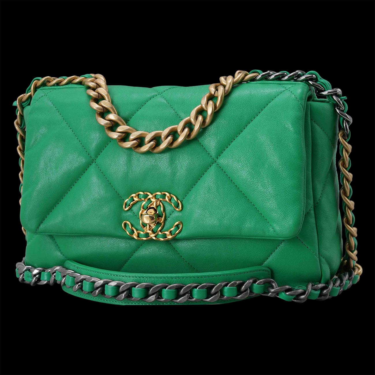 CHANEL(USED)샤넬 19백 미듐