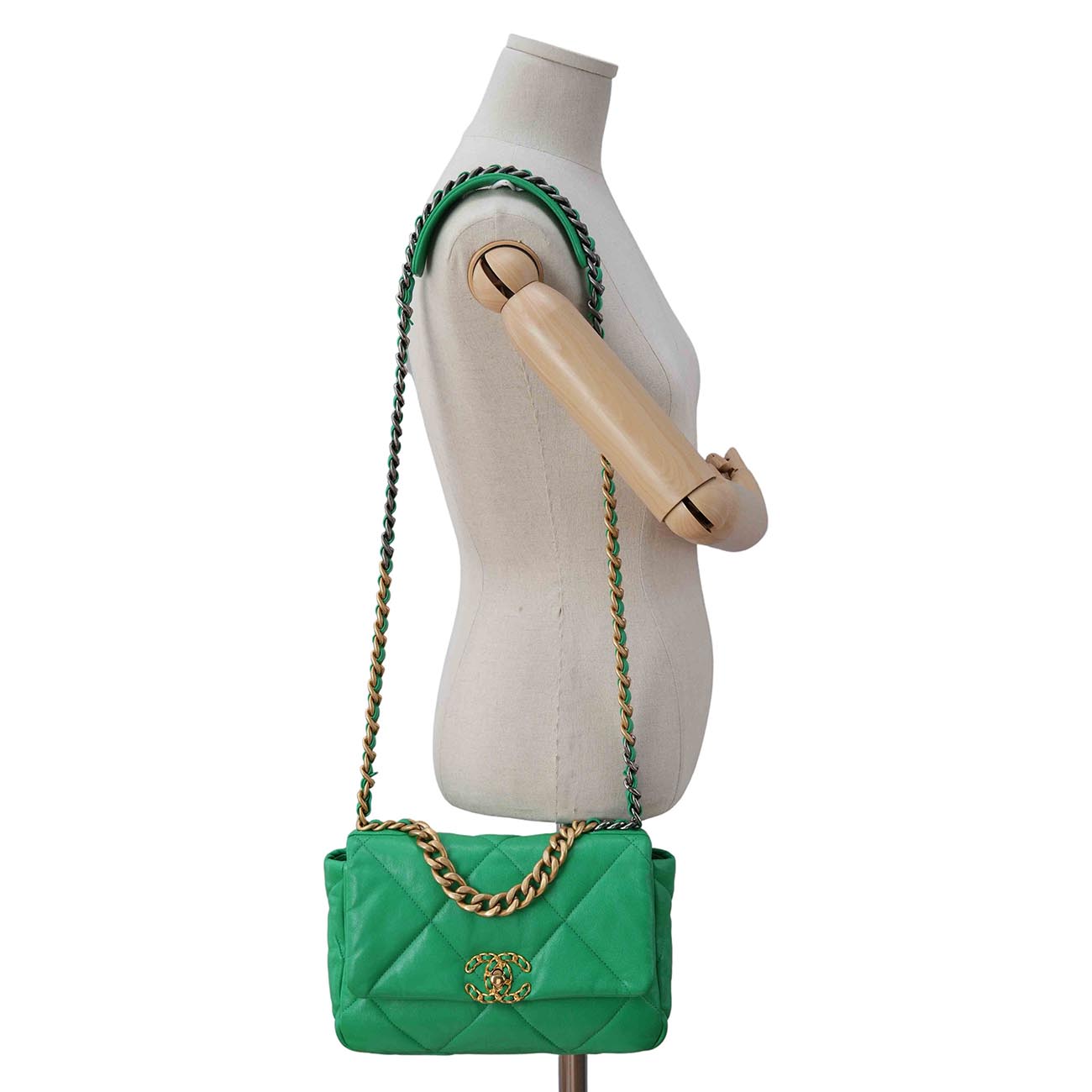CHANEL(USED)샤넬 19백 미듐