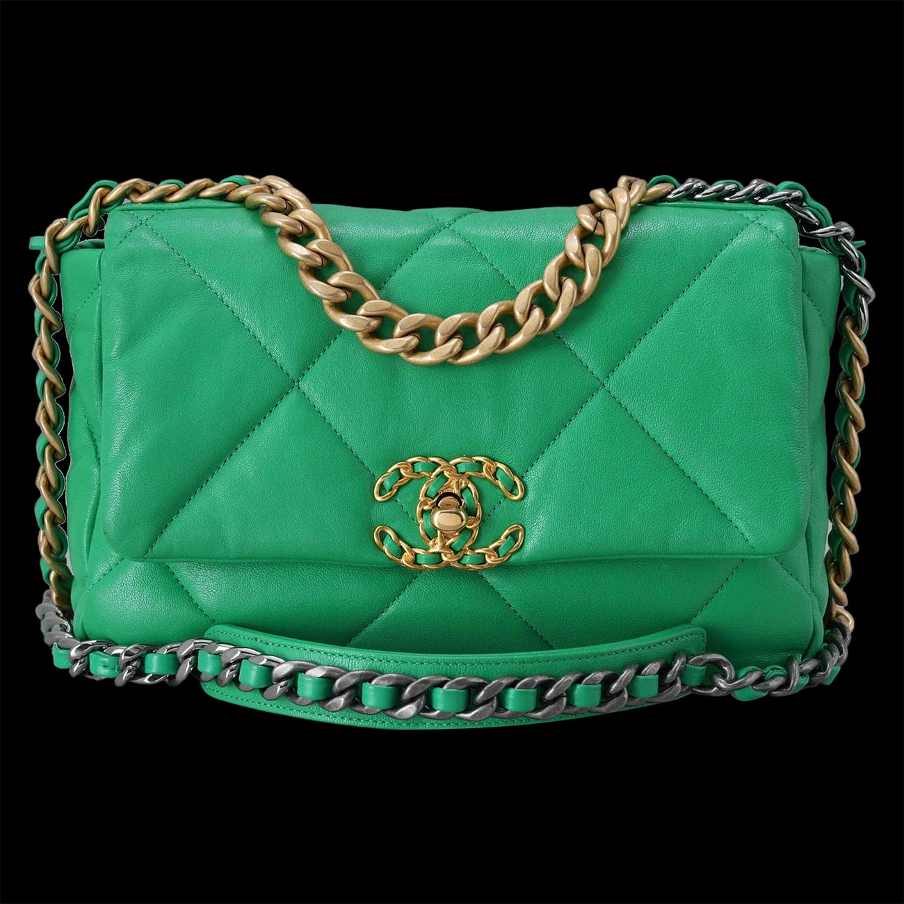 CHANEL(USED)샤넬 19백 미듐