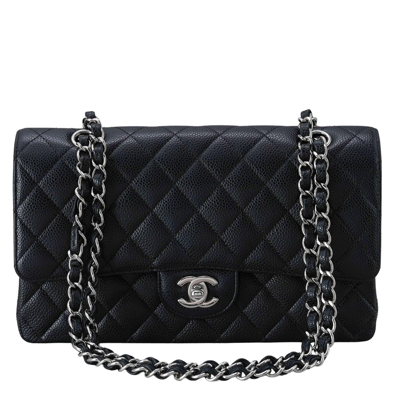 CHANEL(USED)샤넬 캐비어 클래식 미듐 플랩백