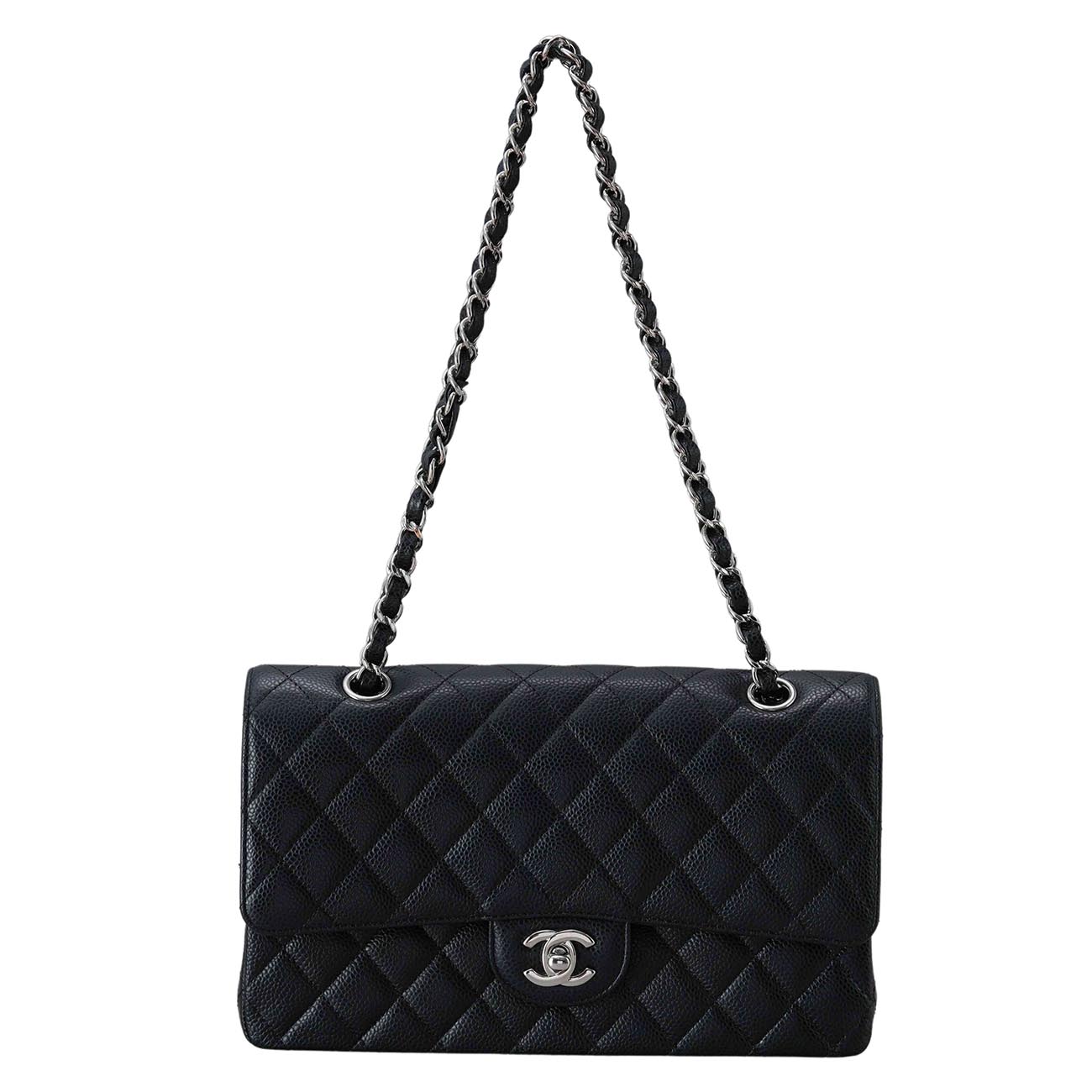 CHANEL(USED)샤넬 캐비어 클래식 미듐 플랩백