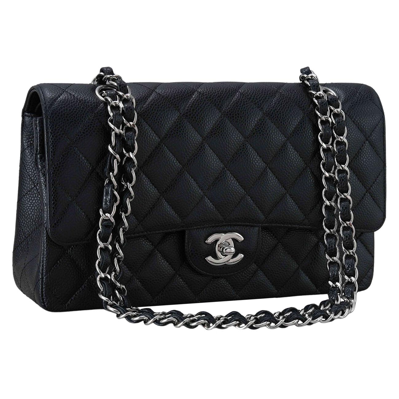 CHANEL(USED)샤넬 캐비어 클래식 미듐 플랩백