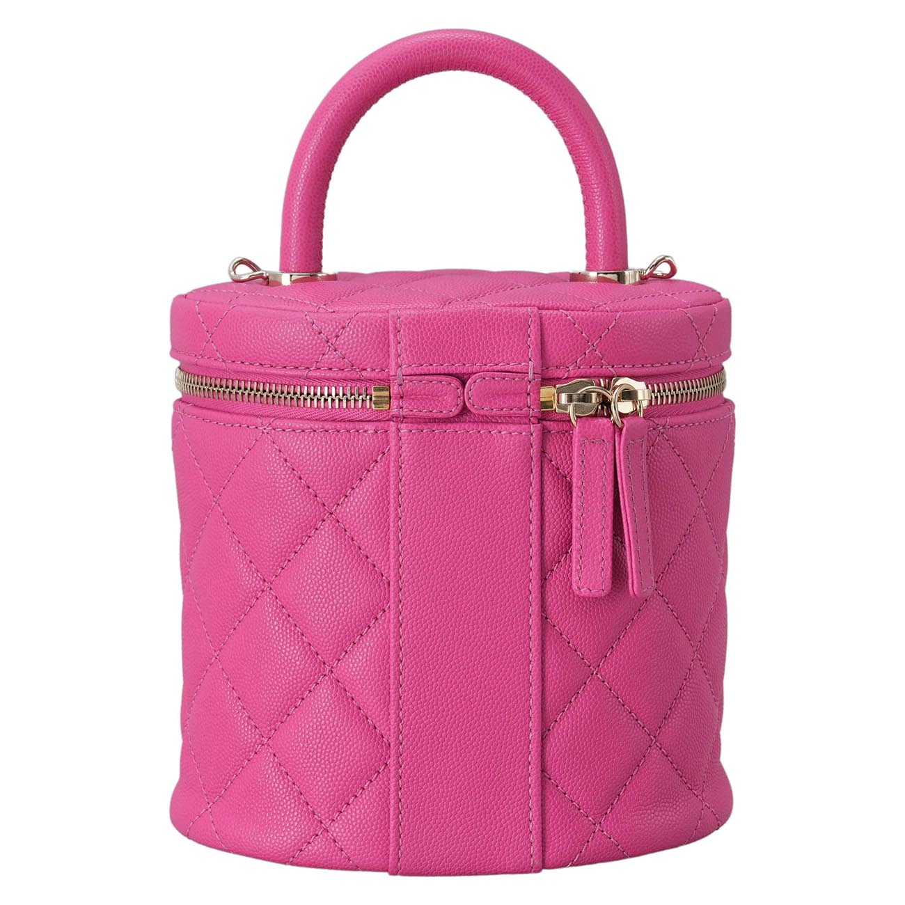 CHANEL(USED)샤넬 캐비어 코스매틱 베니티 탑핸들
