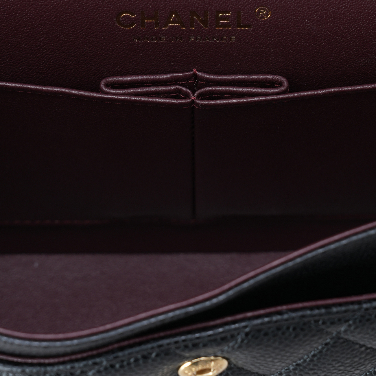 CHANEL(USED)샤넬 A01112 캐비어 클래식 미듐 플랩백