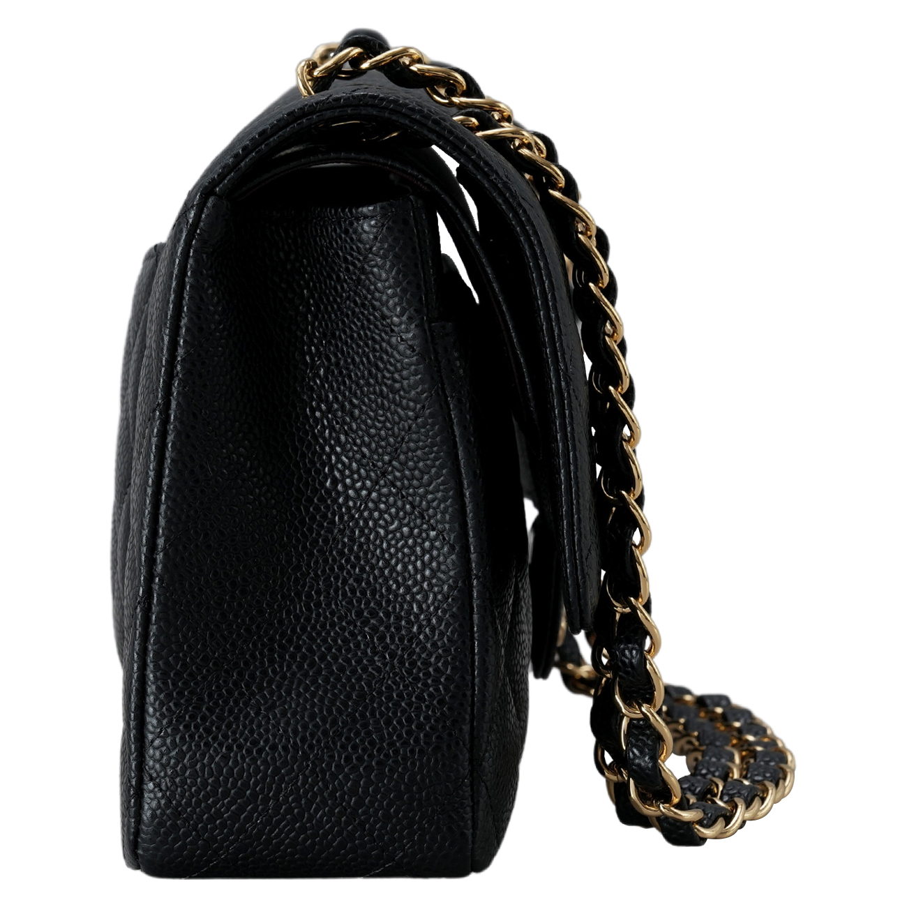 CHANEL(USED)샤넬 A01112 캐비어 클래식 미듐 플랩백