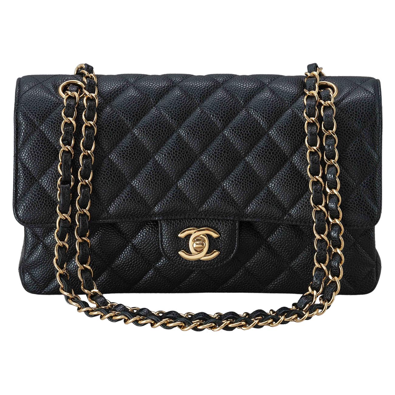 CHANEL(USED)샤넬 캐비어 클래식 미듐 플랩백