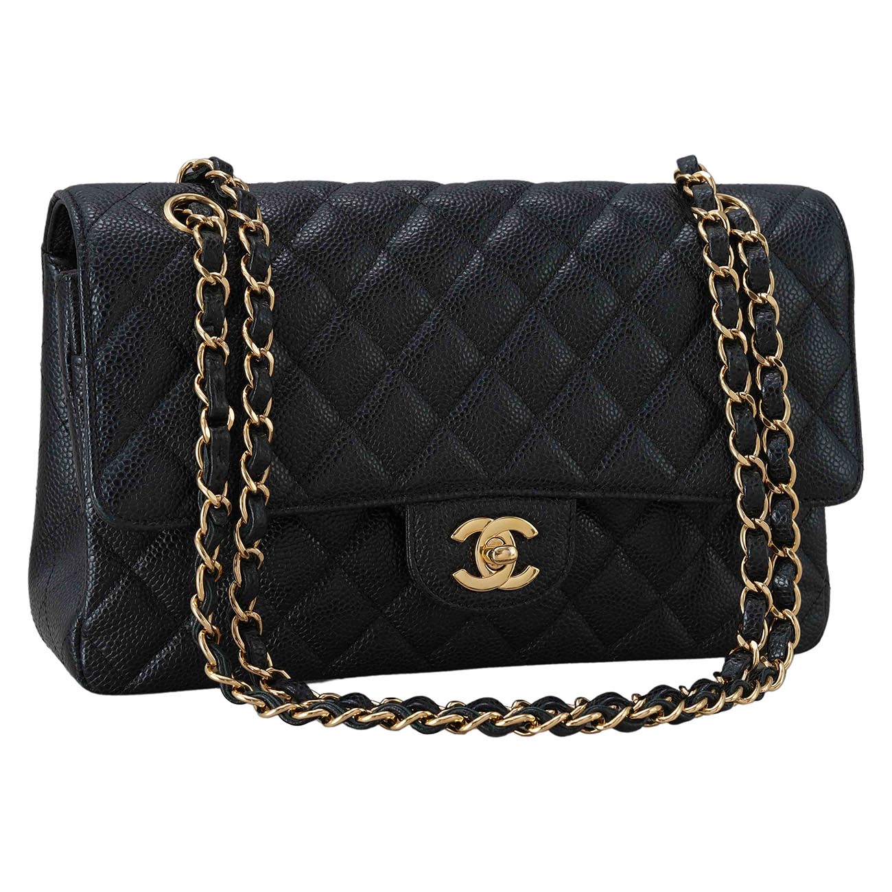 CHANEL(USED)샤넬 캐비어 클래식 미듐 플랩백