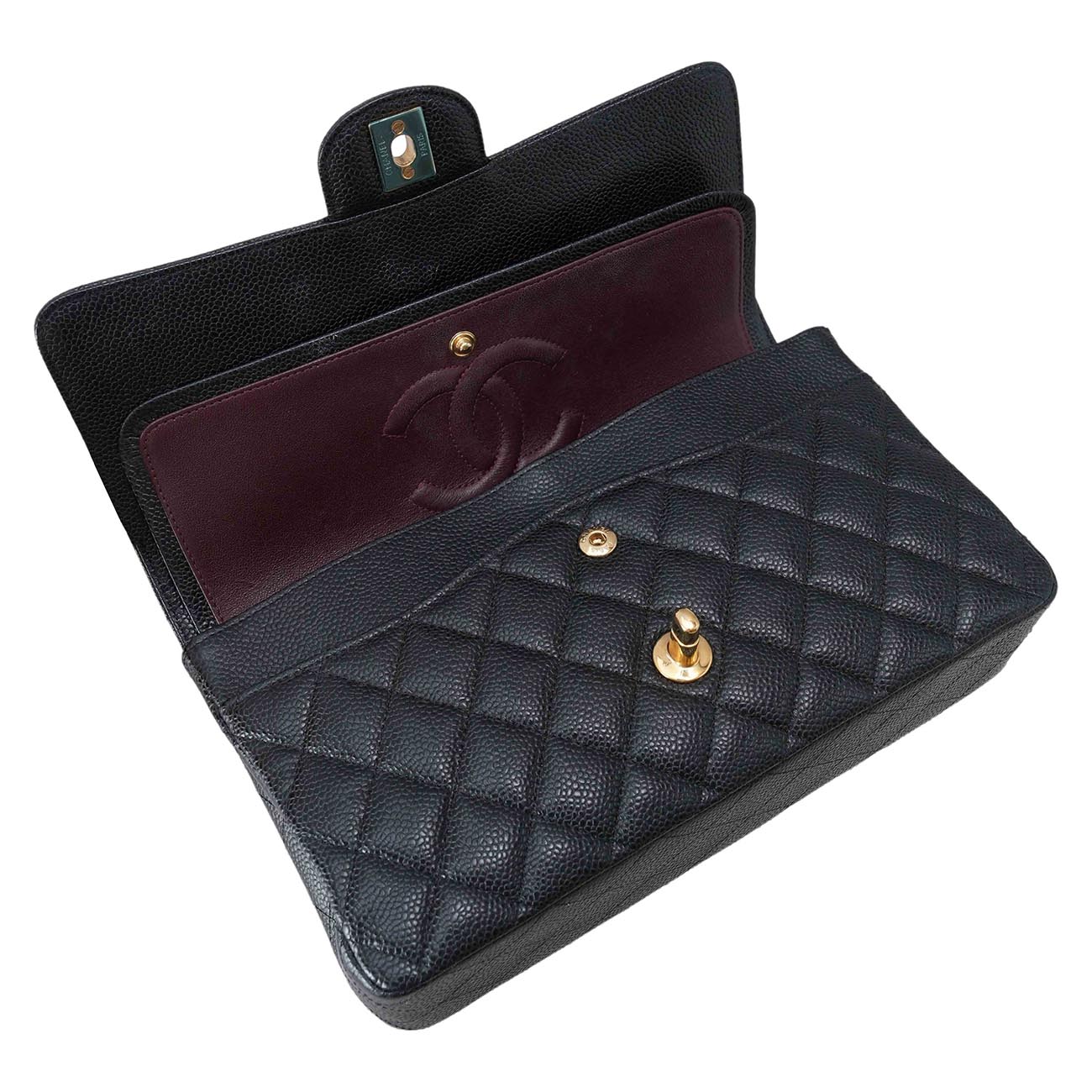CHANEL(USED)샤넬 캐비어 클래식 미듐 플랩백