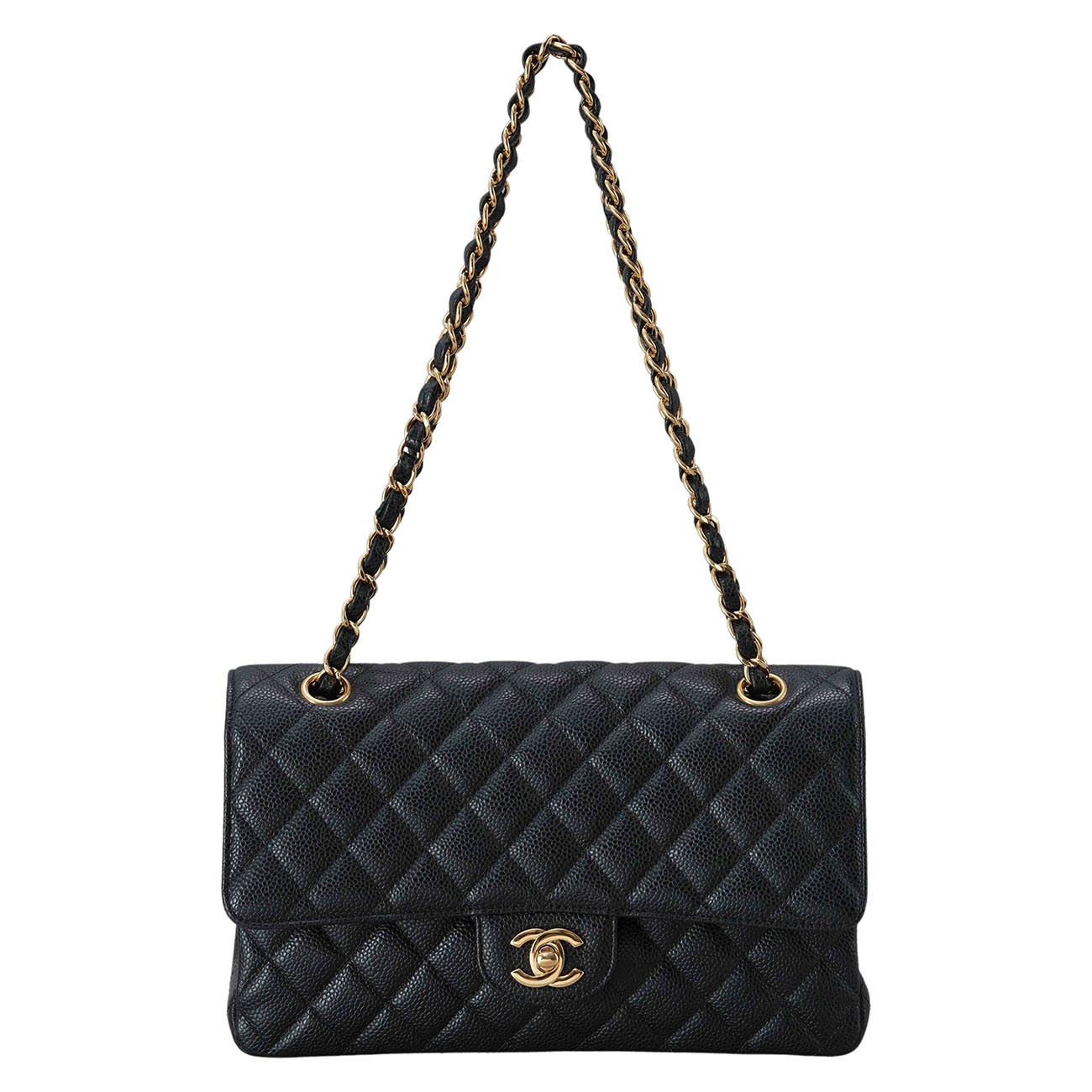 CHANEL(USED)샤넬 캐비어 클래식 미듐 플랩백
