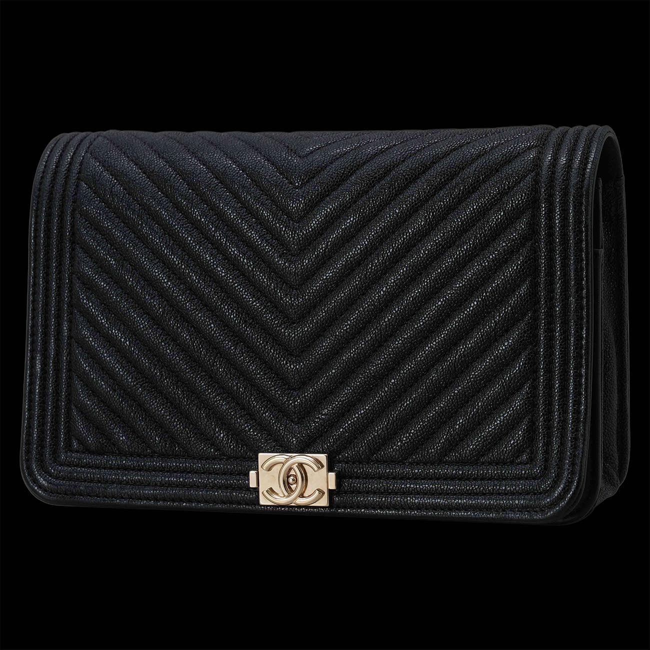 CHANEL(USED)샤넬 캐비어 보이샤넬 WOC