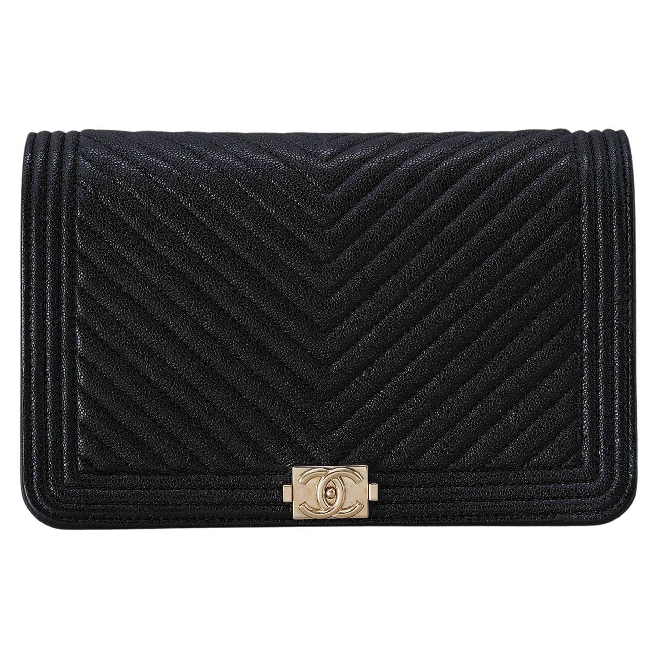 CHANEL(USED)샤넬 캐비어 보이샤넬 WOC