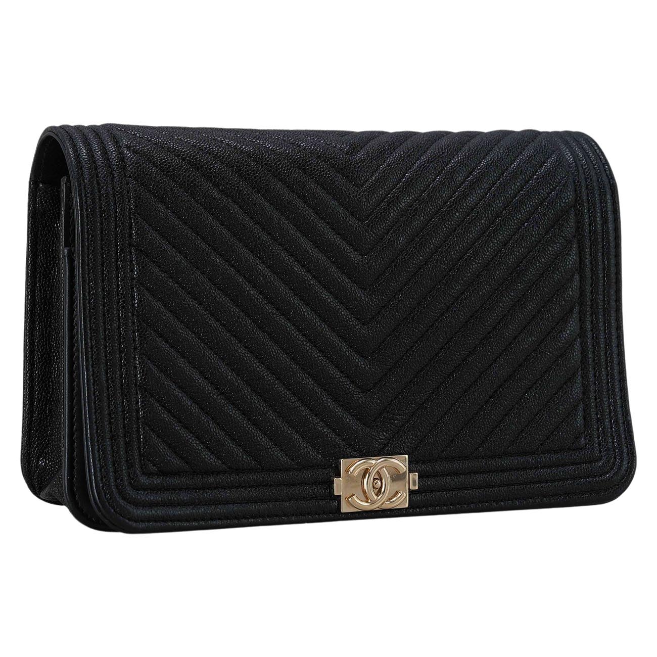 CHANEL(USED)샤넬 캐비어 보이샤넬 WOC