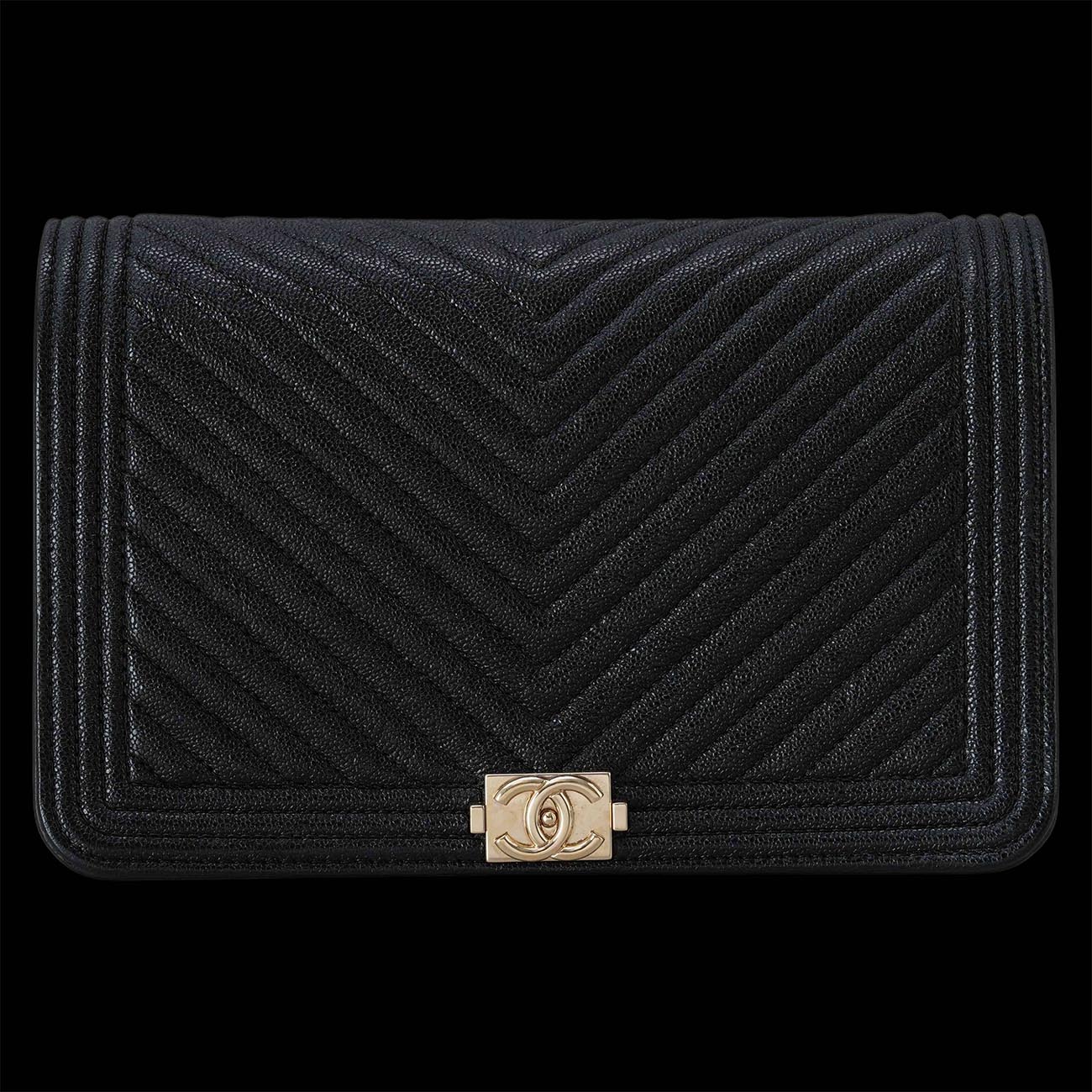 CHANEL(USED)샤넬 캐비어 보이샤넬 WOC