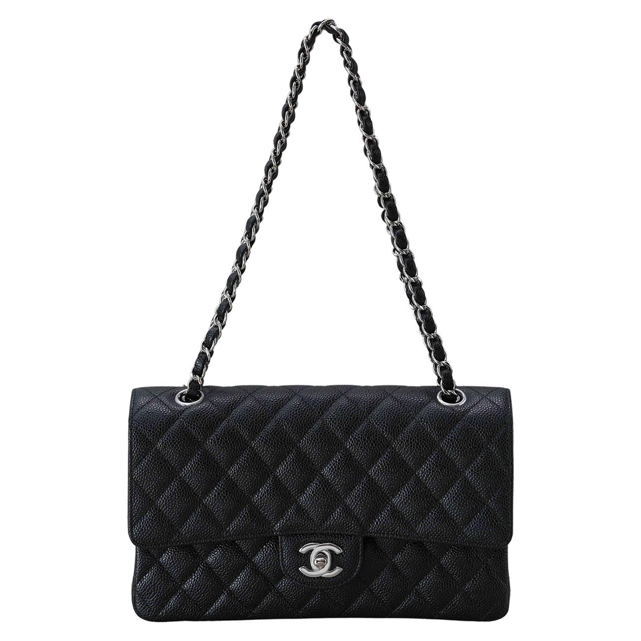 CHANEL(USED)샤넬 캐비어 클래식 미듐 플랩백