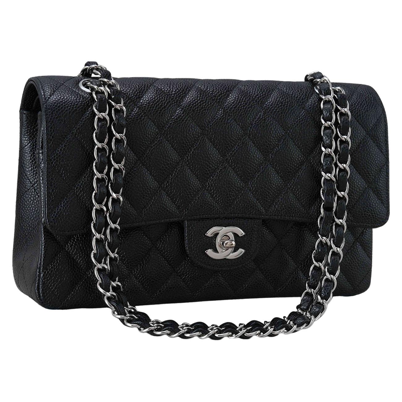 CHANEL(USED)샤넬 캐비어 클래식 미듐 플랩백