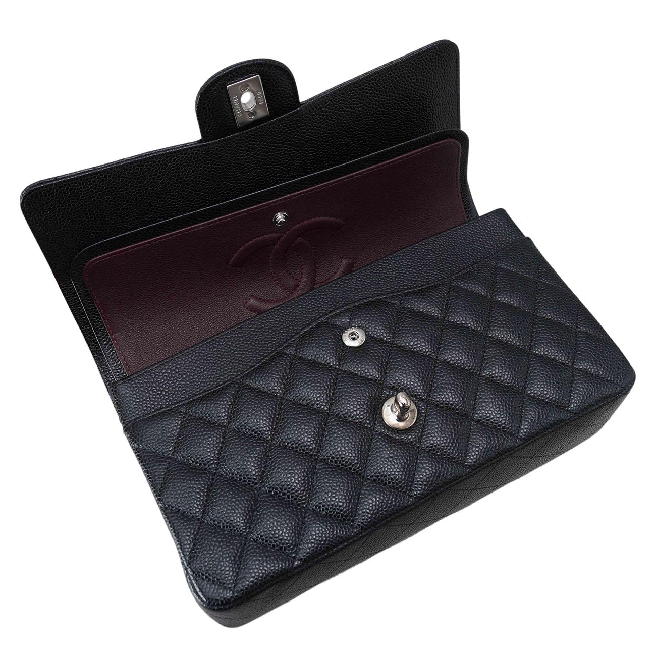 CHANEL(USED)샤넬 캐비어 클래식 미듐 플랩백