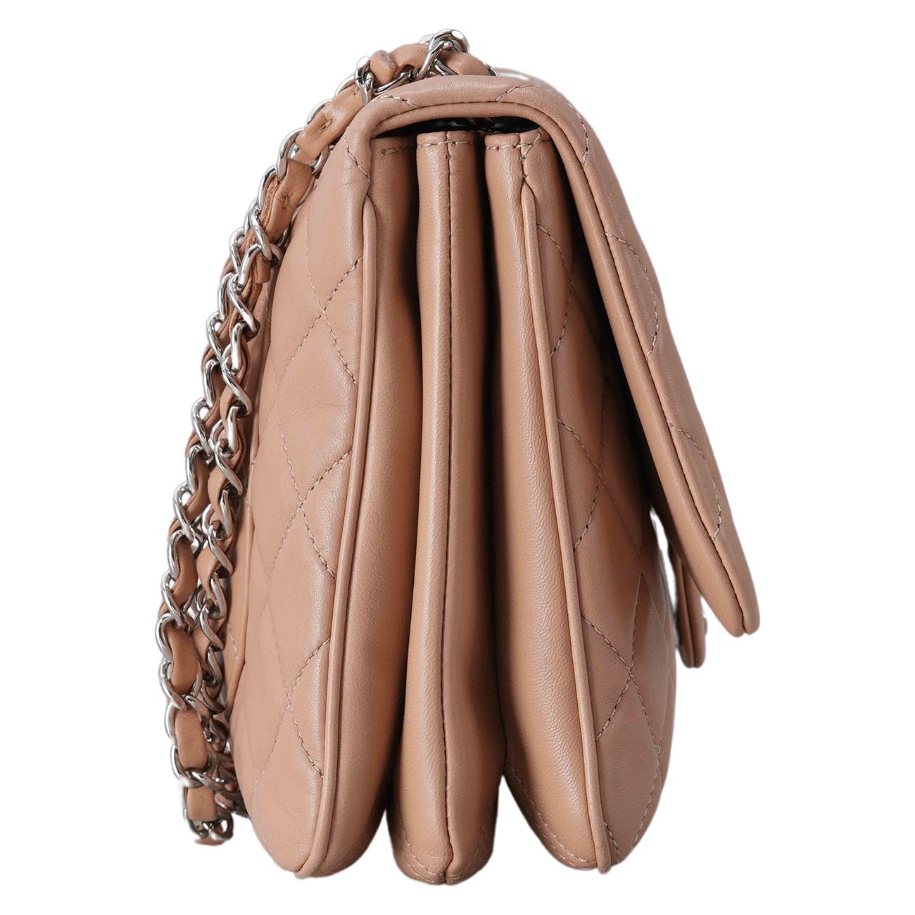 CHANEL(USED)샤넬 시즌 램스킨 체인 플랩백