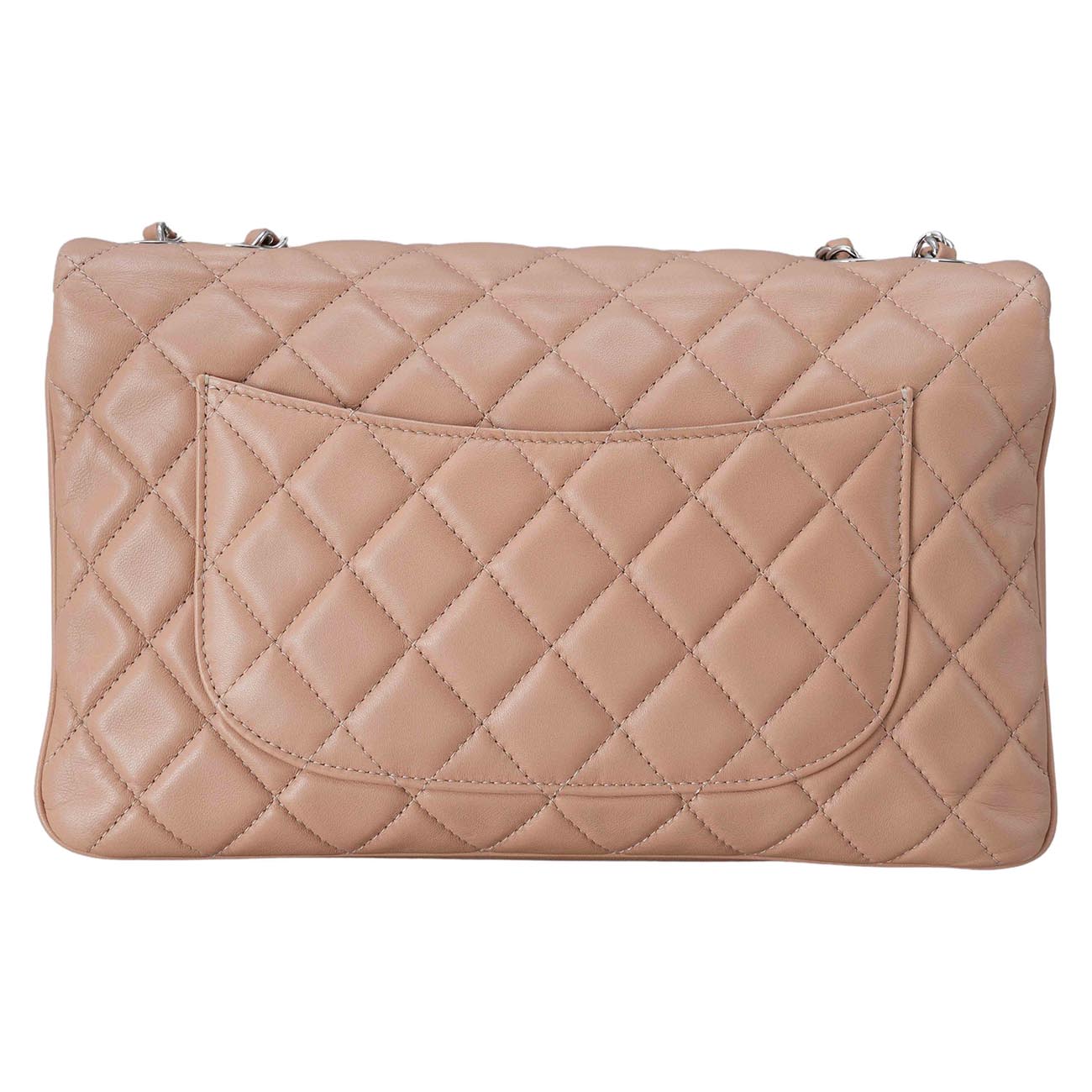 CHANEL(USED)샤넬 시즌 램스킨 체인 플랩백