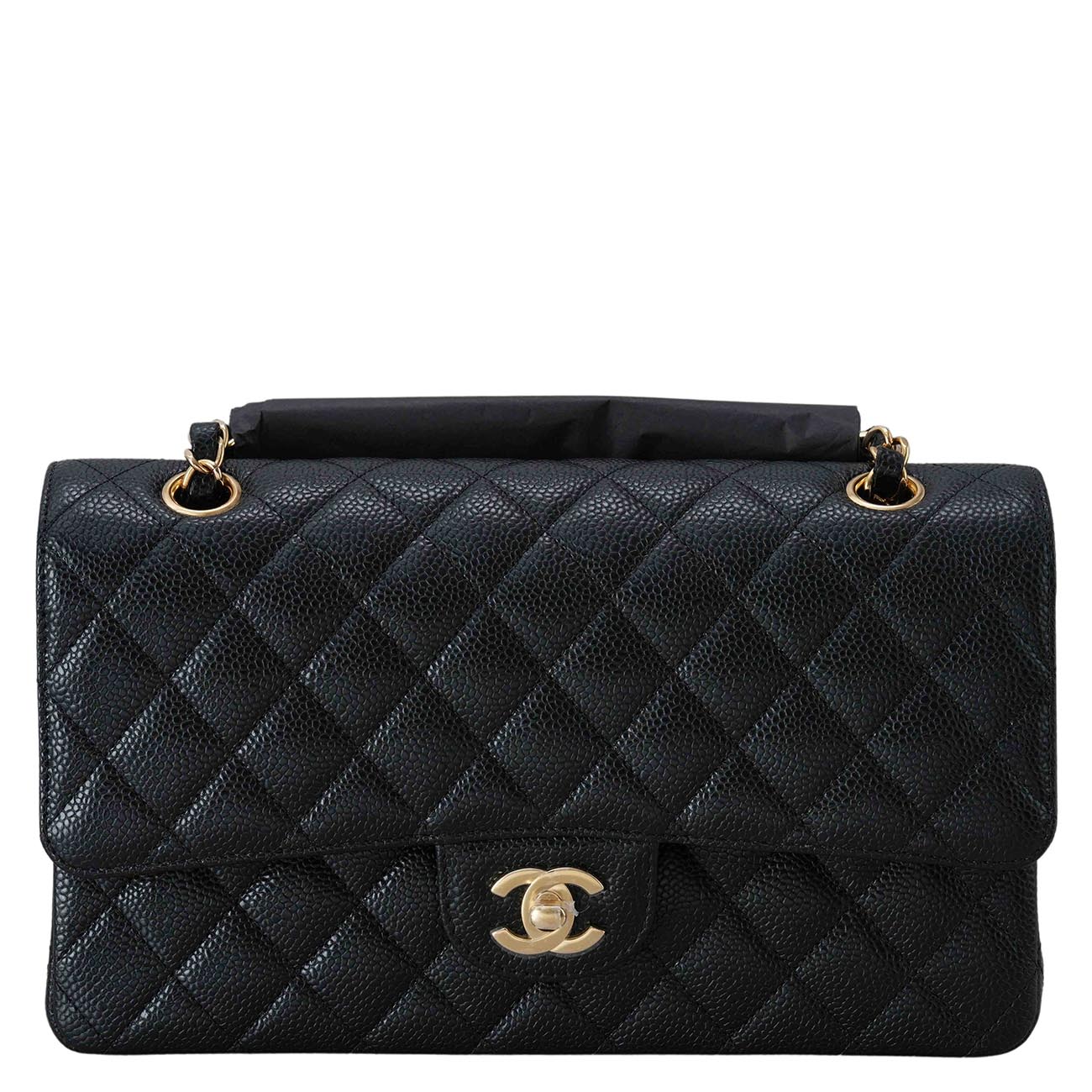 CHANEL(USED)샤넬 캐비어 클래식 미듐 플랩백