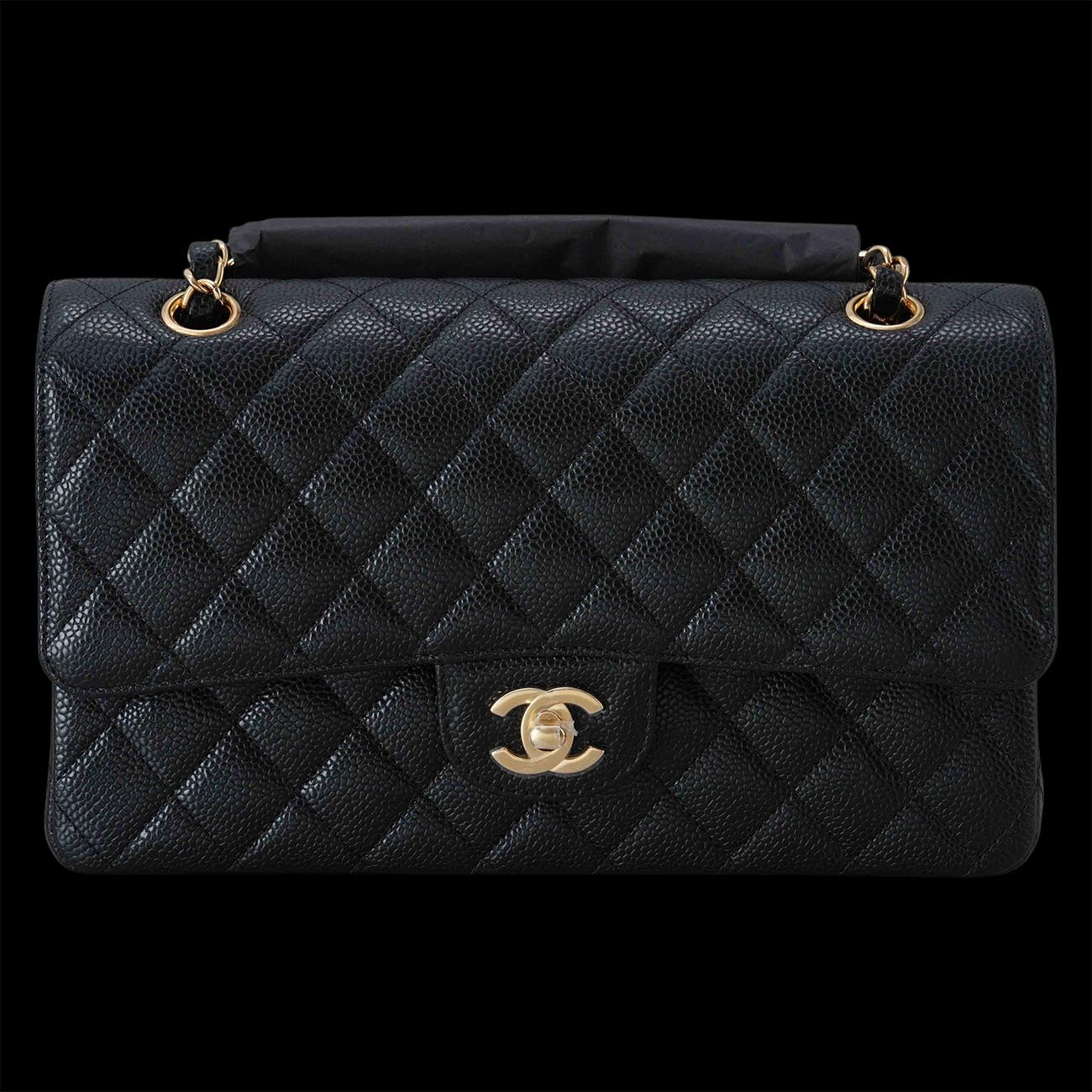 CHANEL(USED)샤넬 캐비어 클래식 미듐 플랩백