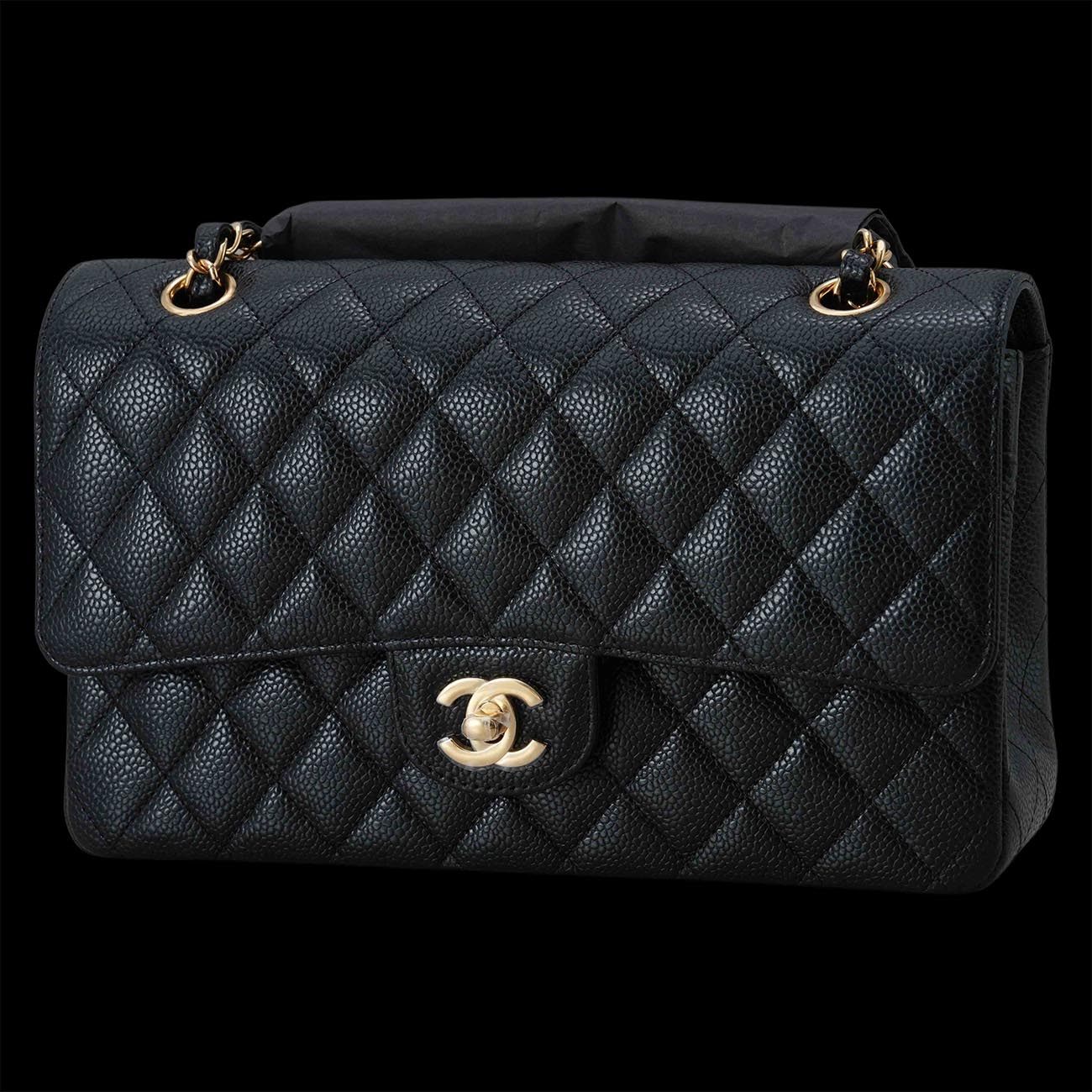 CHANEL(USED)샤넬 캐비어 클래식 미듐 플랩백