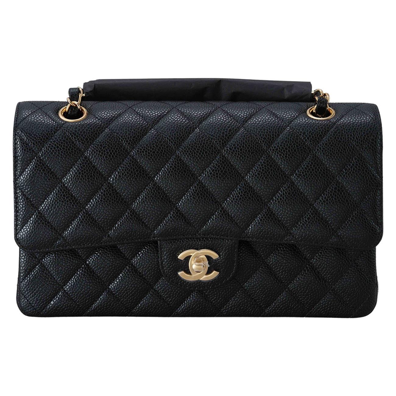 CHANEL(USED)샤넬 캐비어 클래식 미듐 플랩백