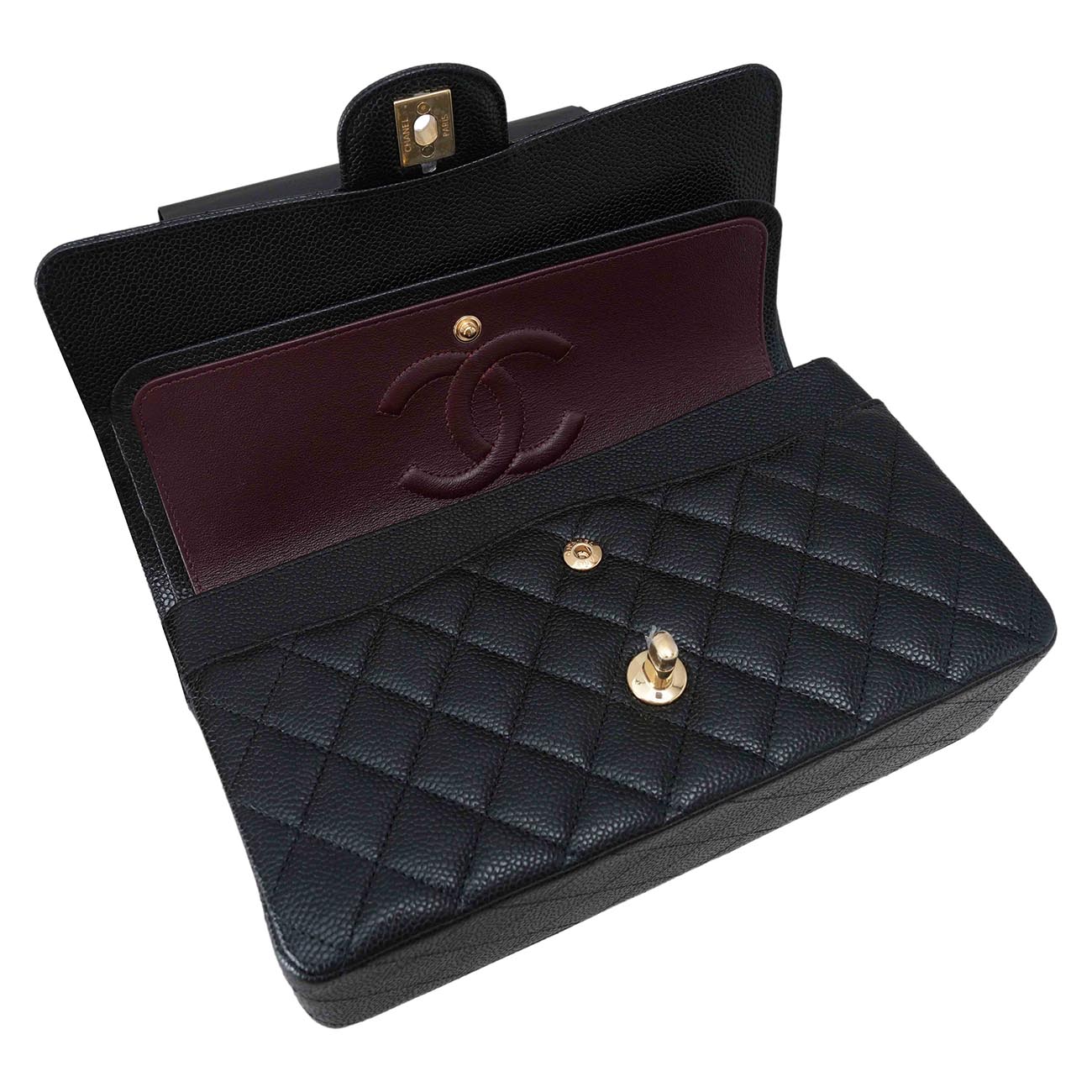 CHANEL(USED)샤넬 캐비어 클래식 미듐 플랩백