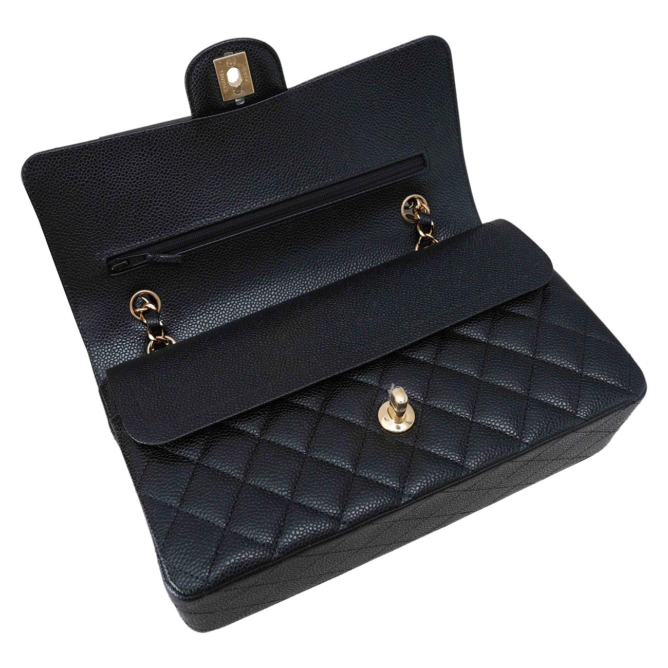 CHANEL(USED)샤넬 캐비어 클래식 미듐 플랩백