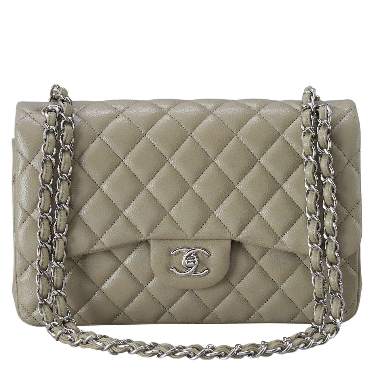 CHANEL(USED)샤넬 캐비어 클래식 라지 플랩백