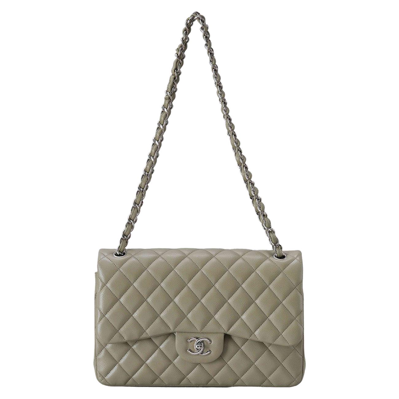 CHANEL(USED)샤넬 캐비어 클래식 라지 플랩백