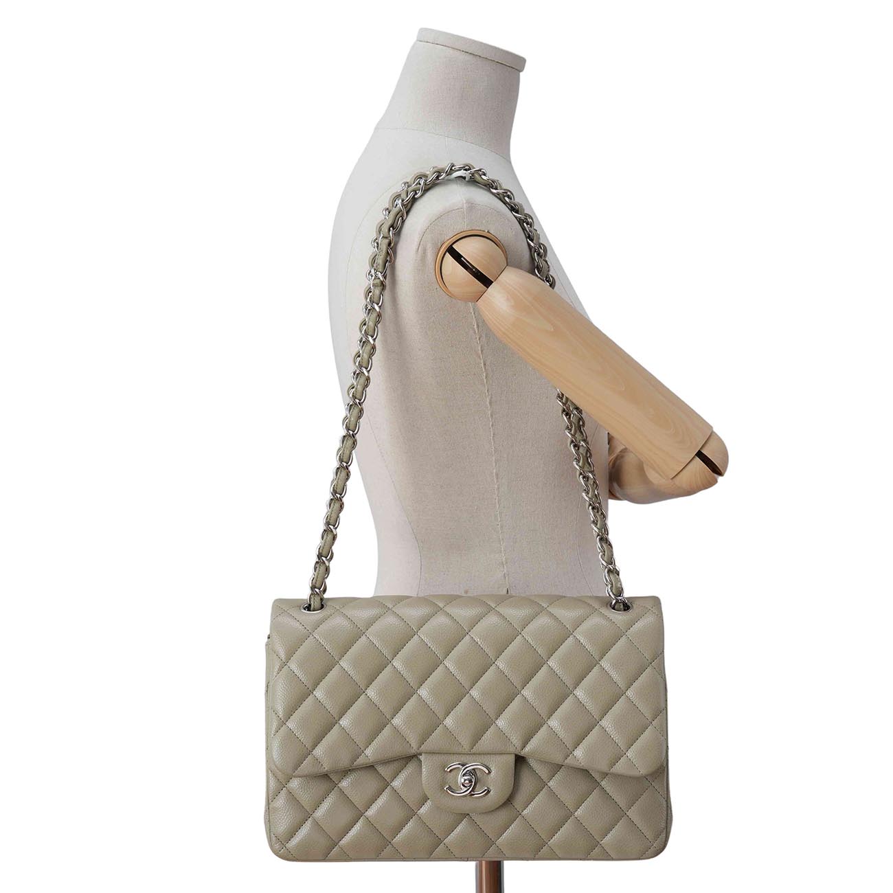 CHANEL(USED)샤넬 캐비어 클래식 라지 플랩백