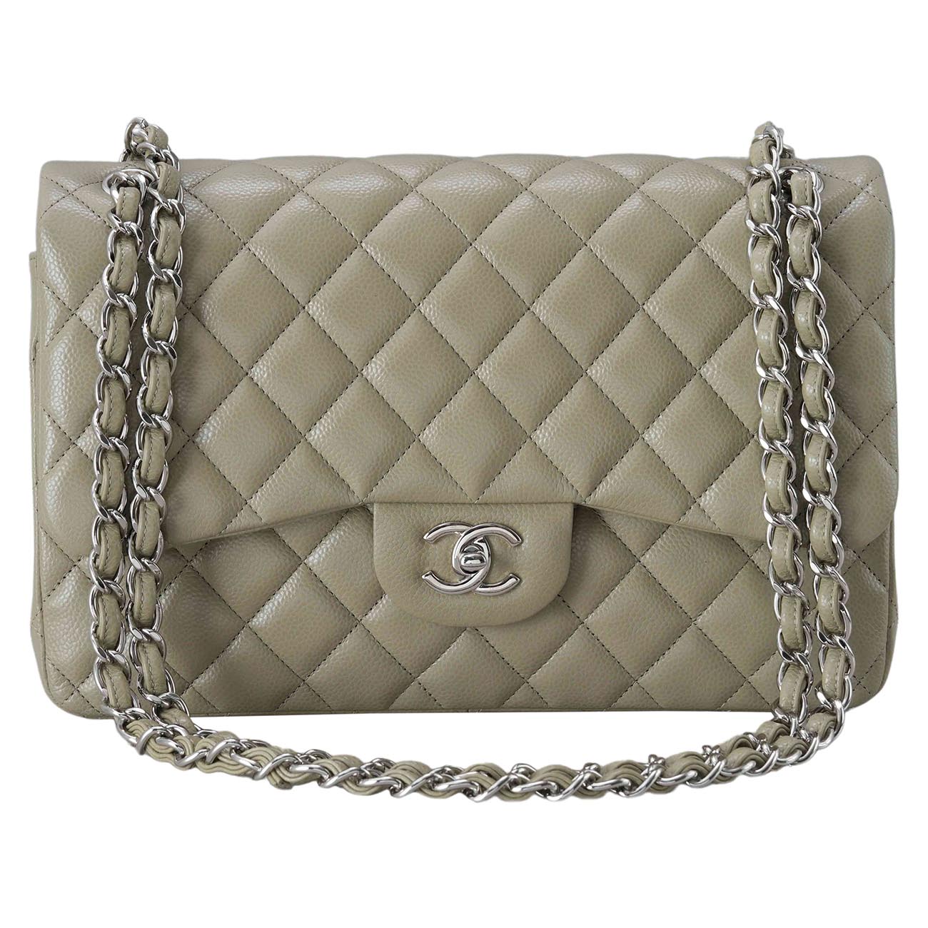 CHANEL(USED)샤넬 캐비어 클래식 라지 플랩백