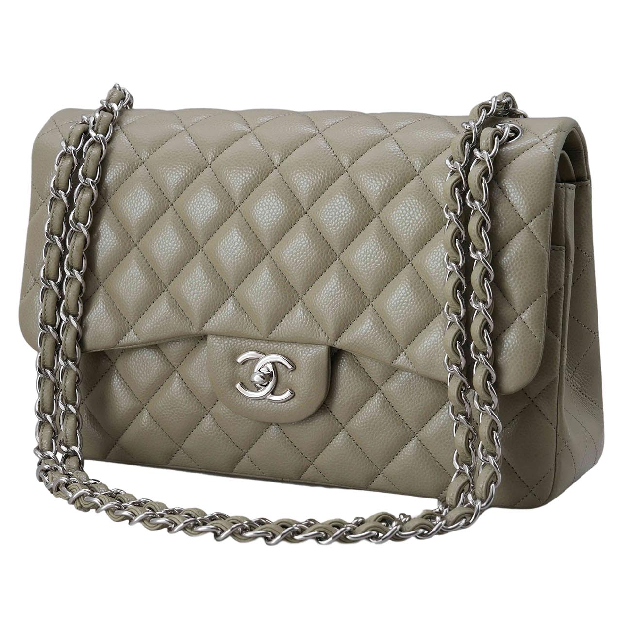 CHANEL(USED)샤넬 캐비어 클래식 라지 플랩백