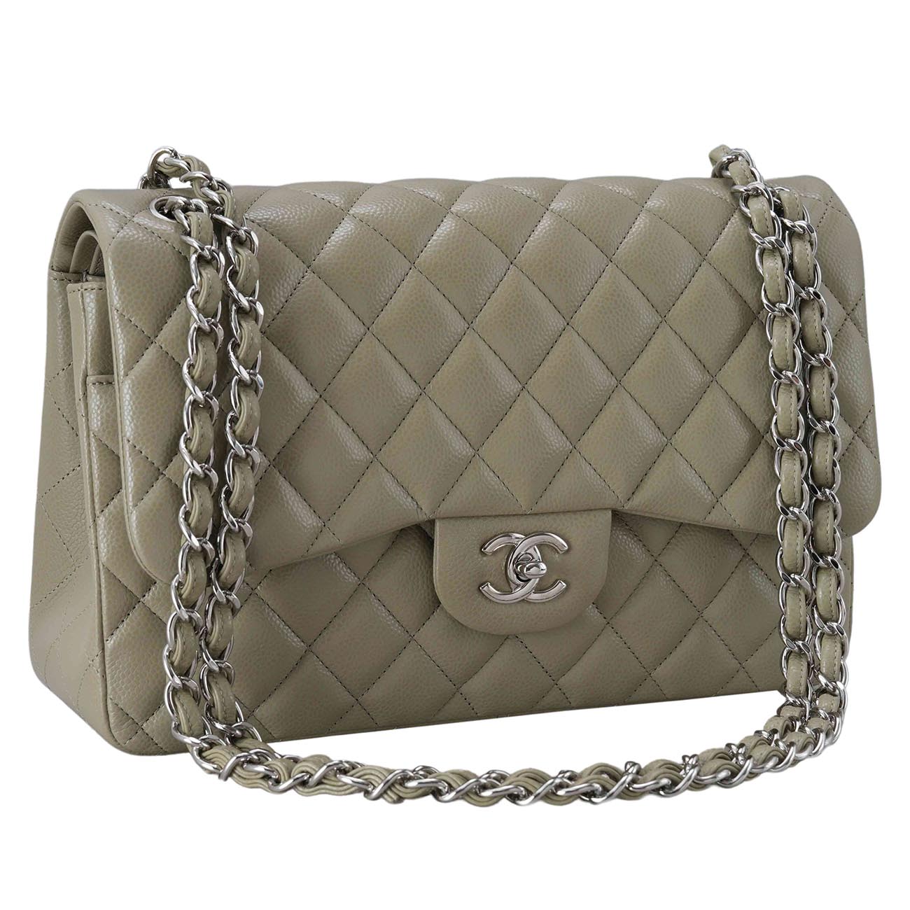 CHANEL(USED)샤넬 캐비어 클래식 라지 플랩백